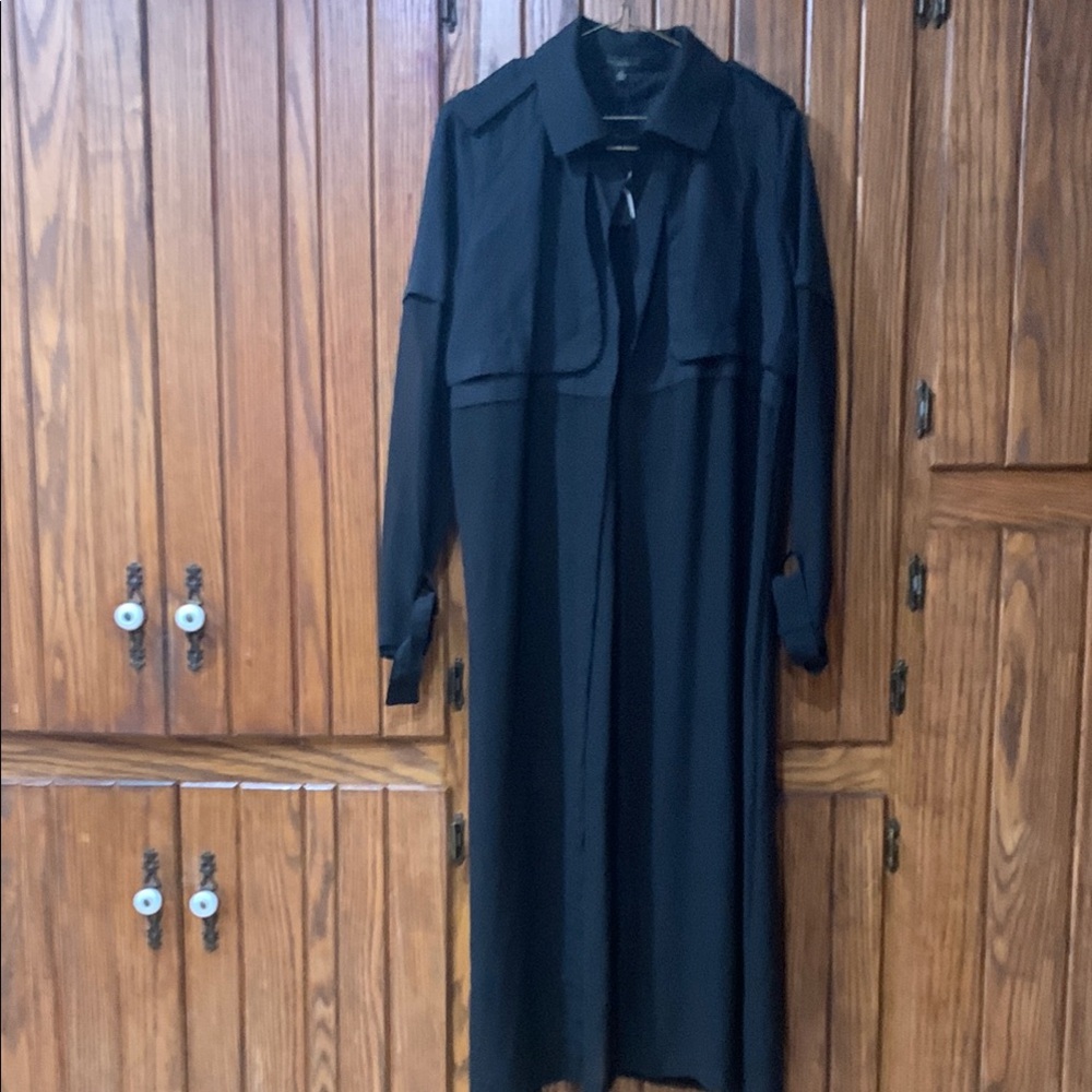 Dance&Marvel long light black coat 
Size M